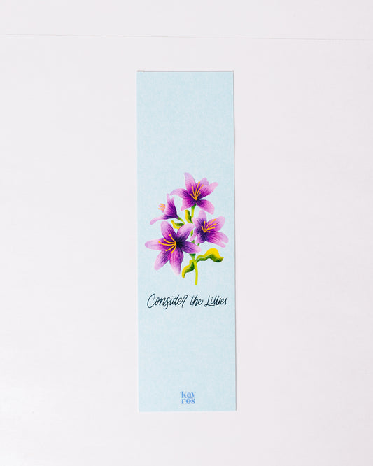 Bookmark - Lillies
