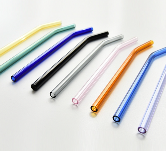 Color Glass Straws